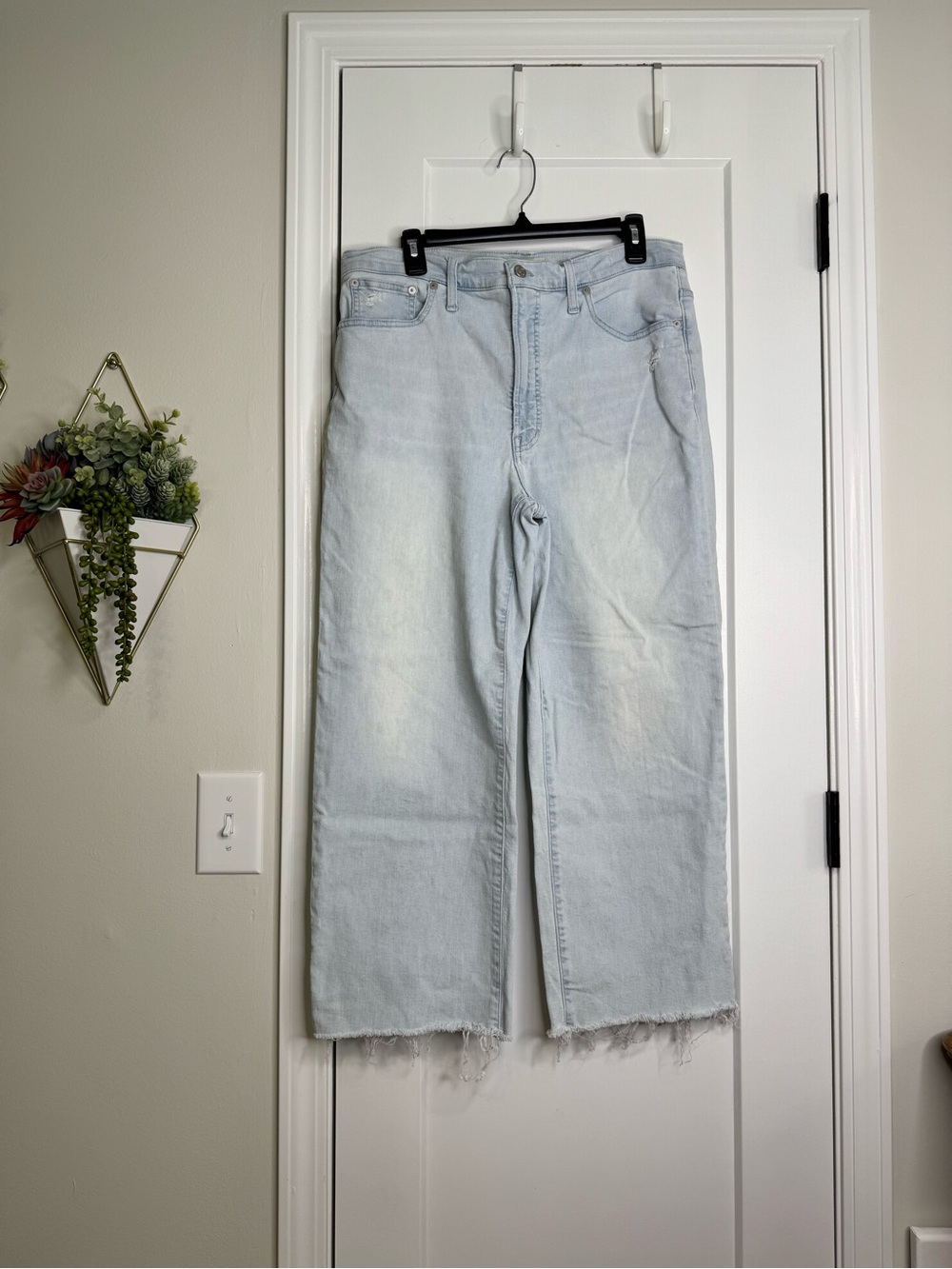 Madewell The Perfect Vintage Wide Leg Crop Jean